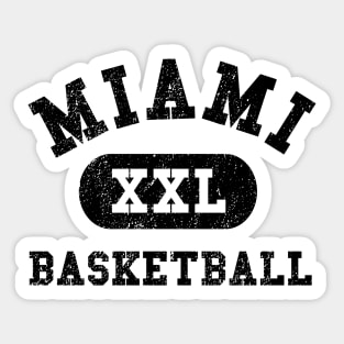 Miami Basketball Sticker